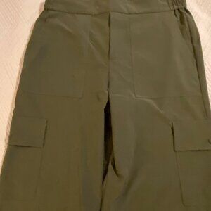 Lou & Grey Forest Green Wide Leg Pants
